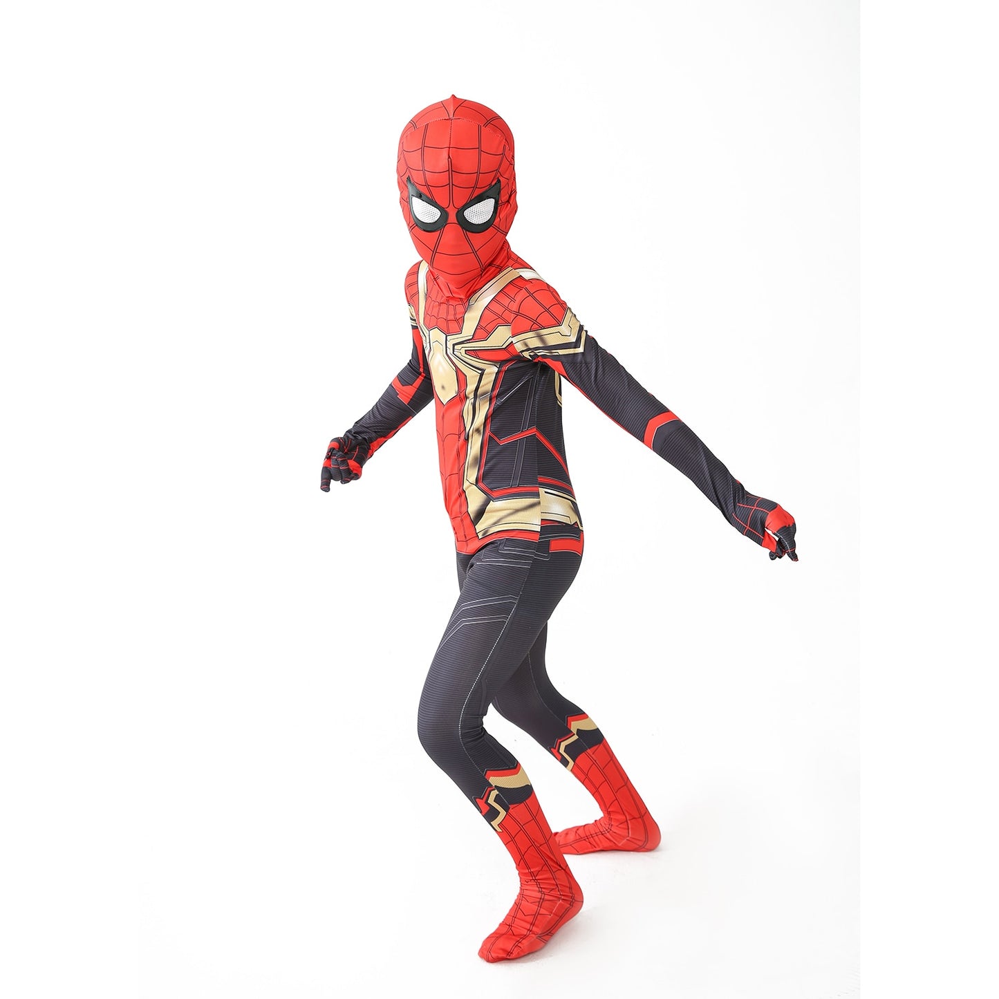 New Miles Morales Far From Home Cosplay Costume Zentai Spiderman Costume Superhero Bodysuit Spandex Suit for Kids Custom Made