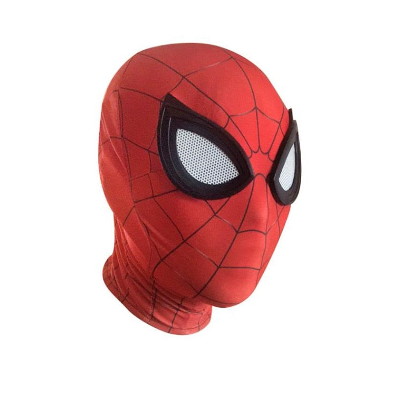 Spiderman 3D Mask Peter Parker Lens Mask Superhero Cosplay Costume Mask Halloweengame Show Headgear Gift