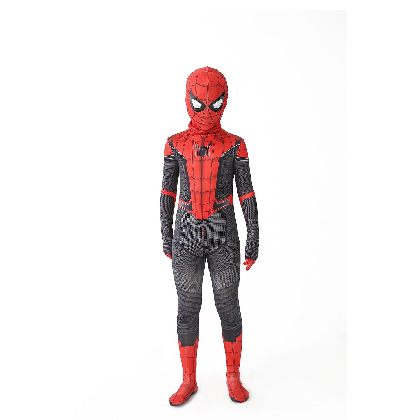 New Miles Morales Far From Home Cosplay Costume Zentai Spiderman Costume Superhero Bodysuit Spandex Suit for Kids Custom Made