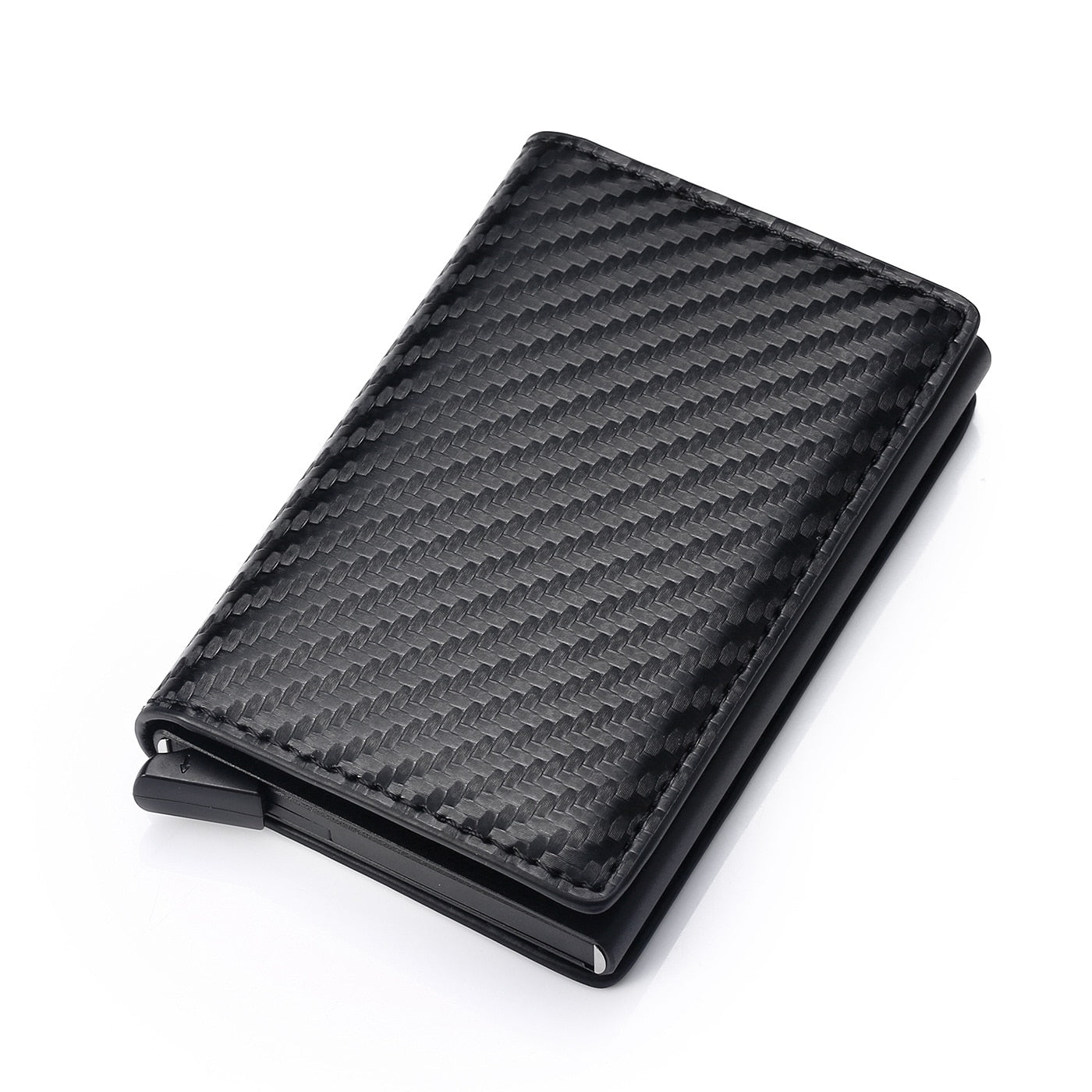 2023 Credit Card Holder Men Wallet RFID Aluminium Box Bank PU Leather Wallets with Money Clip Designer Cardholder