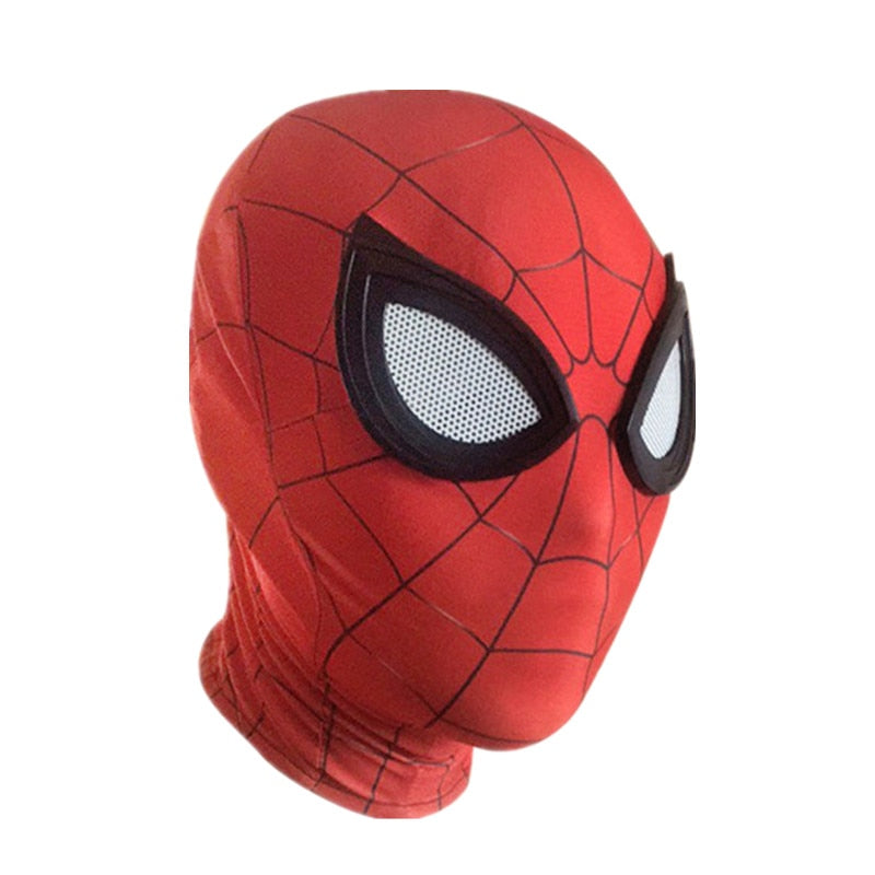 Spiderman 3D Mask Peter Parker Lens Mask Superhero Cosplay Costume Mask Halloweengame Show Headgear Gift