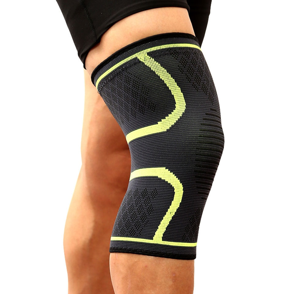 1PCS Fitness Running Cycling Knee Support Braces Elastic Nylon Sport Compression Knee Pad Sleeve for Basketball Volleyball